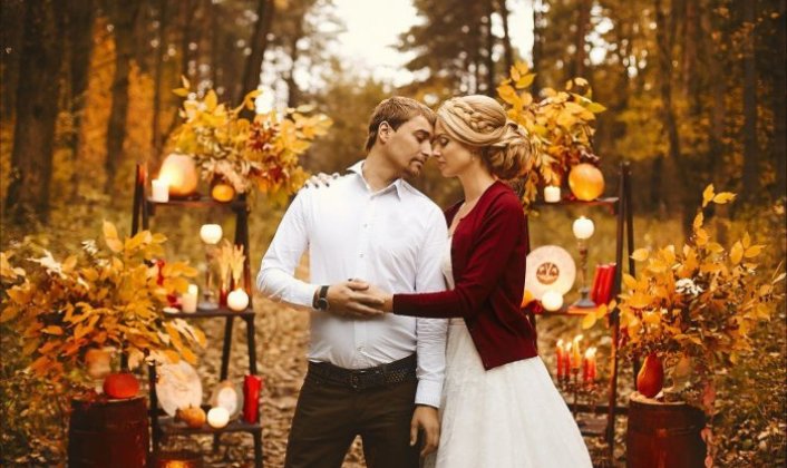Идеи Для Осенней Свадьбы 